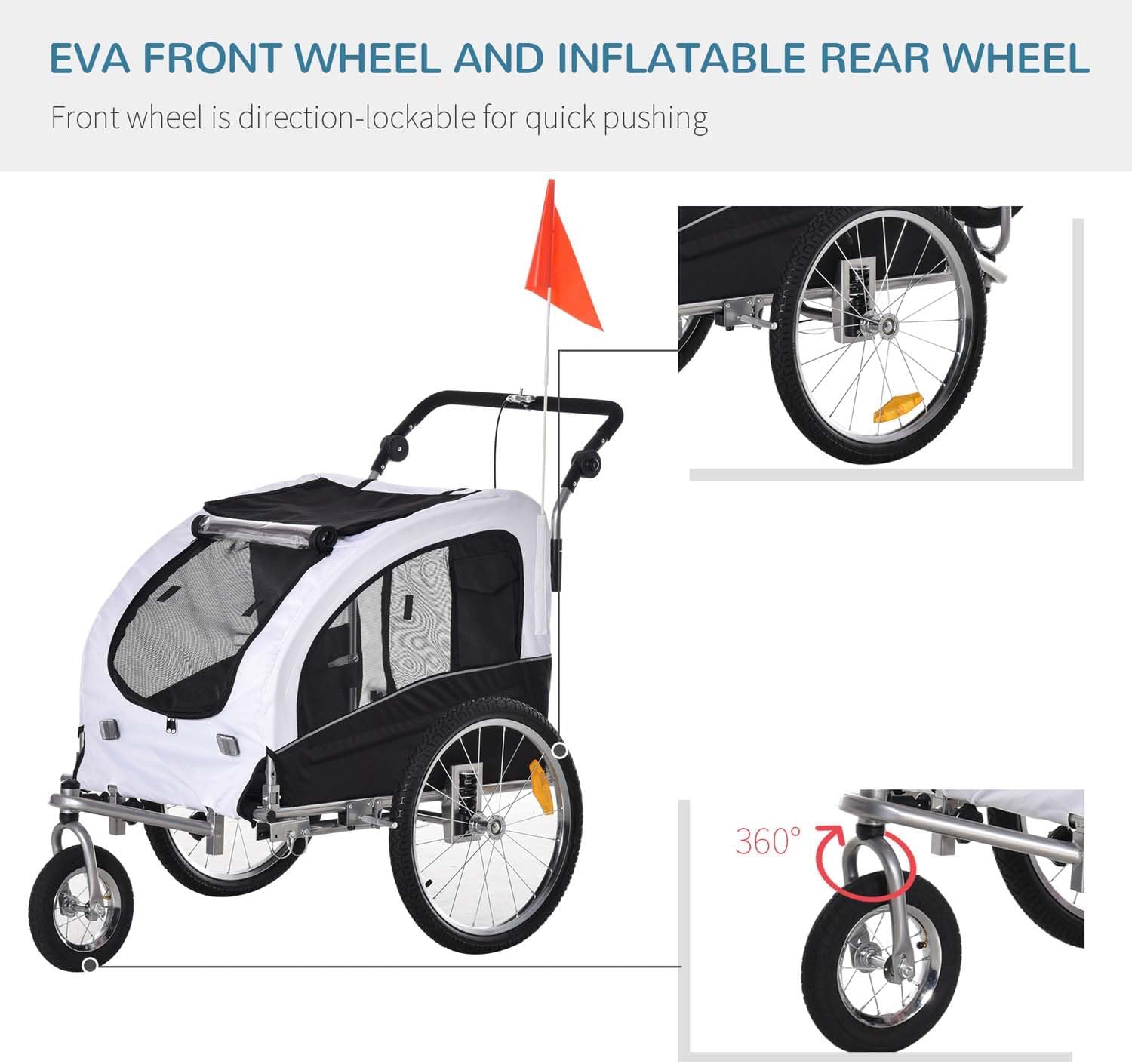 Explore the Outdoors: Review of the 2-in-1 Pet Bike Trailer and Stroller