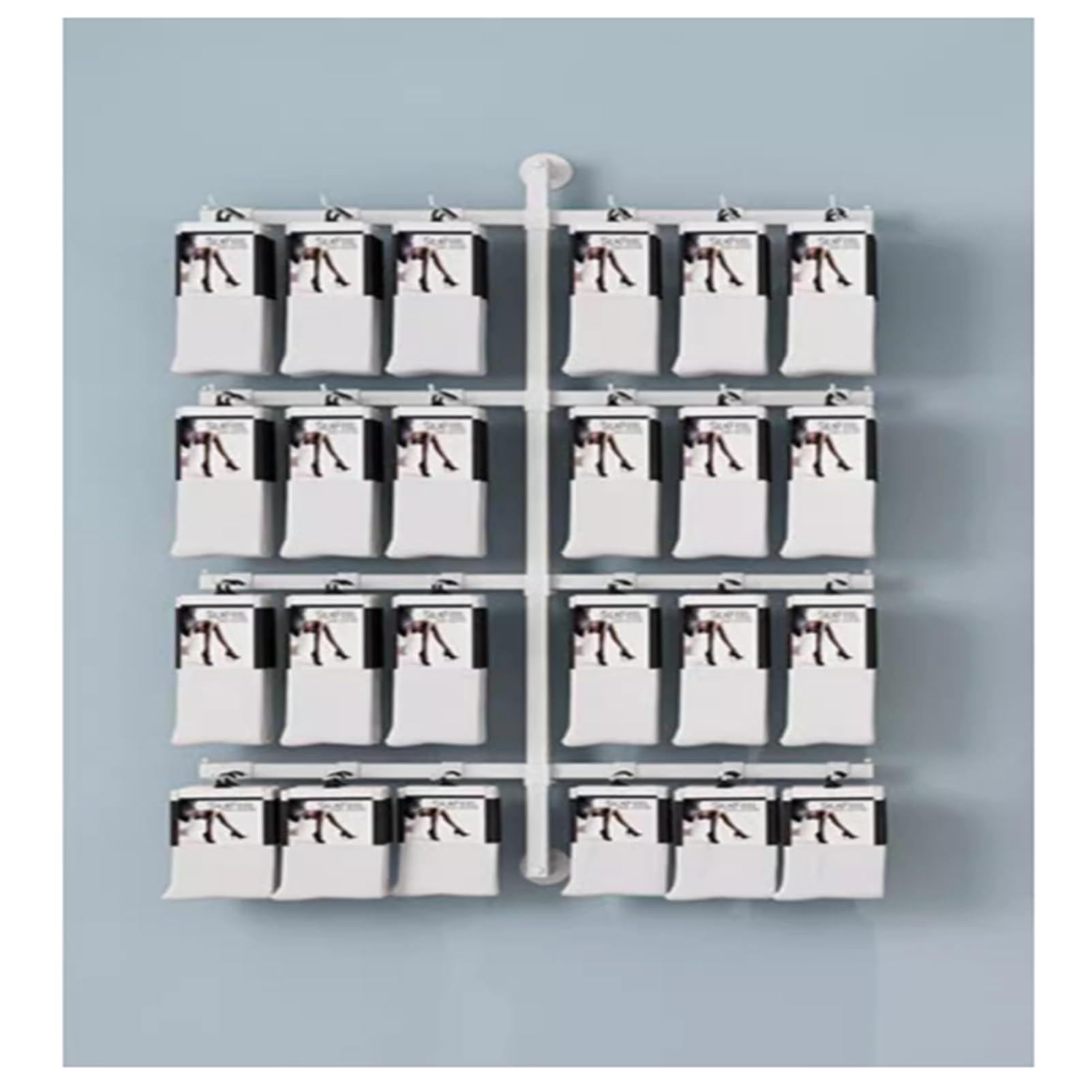 Étagère murale moderne pour bijoux, support en métal peu encombrant pour colliers, bracelets, bagues et sous-vêtements – Crochet multifonction pour la vente au détail et la décoration de la maison
