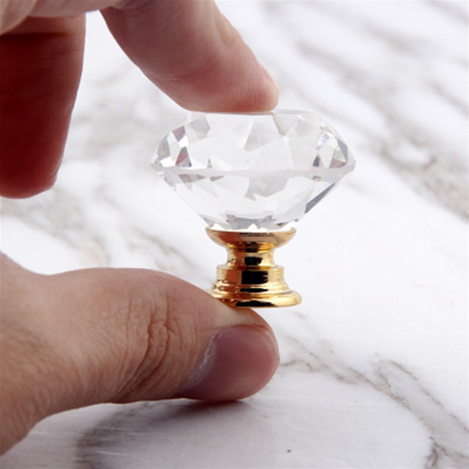 Tiradores de cajón en forma de diamante WouND de 30mm que elevan el diseño de tu hogar