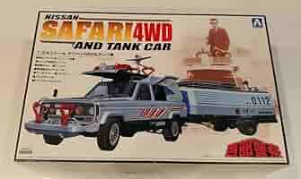 西部警察 1/24 ニッサン・サファリ4WD & タンク車 アオシマ 未組立品 サファリ4WD＆タンク車｜株式会社 青島文化教材社