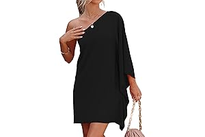 Women's One Shoulder Batwing Dress: Versatility and Style