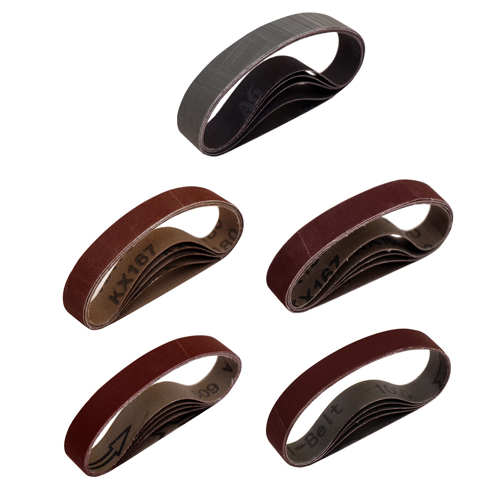 Buy 25 Pcs Knife Sharpener Electric Belts 3/4” x 12” Replacement Belt