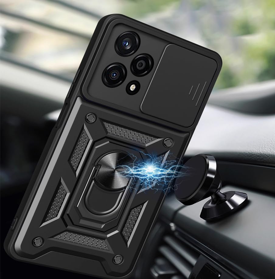 GOTOURED Étui Pour Honor 200 Lite, Grand Anneau De Support En