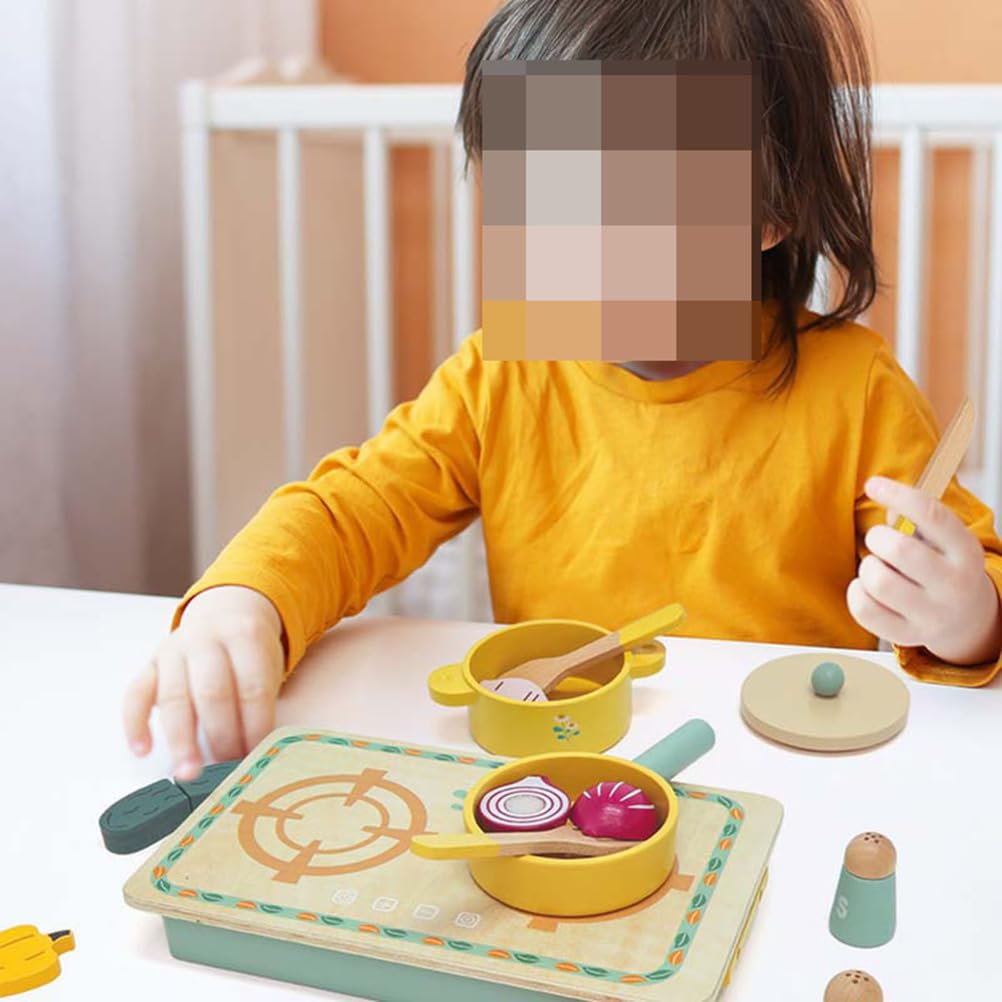 Drewniany zestaw do krojenia jedzenia, zabawka do odgrywania ról | Drewniana zabawka kuchenna, do krojenia warzywa i owoce, jedzenie do zabawy dla dzieci
