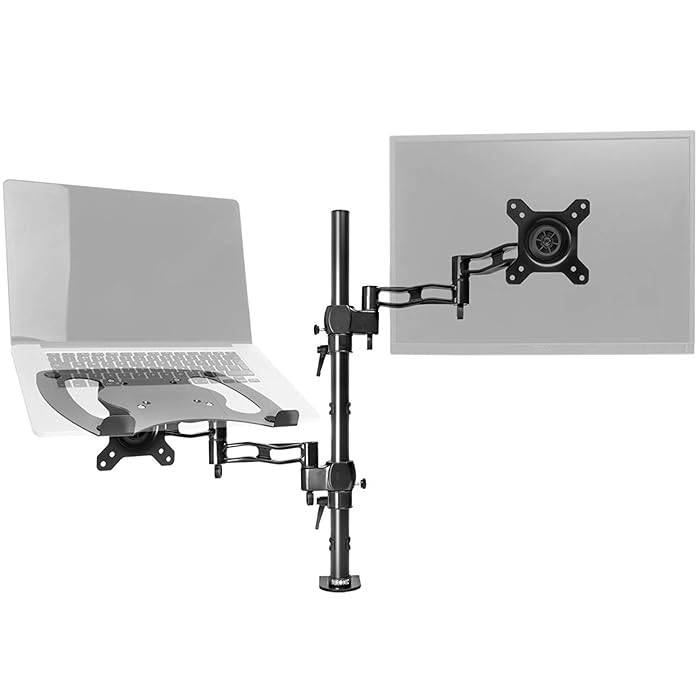 Buy Duronic Monitor Arm Stand Laptop Desk Mount DM35L1X1 for single