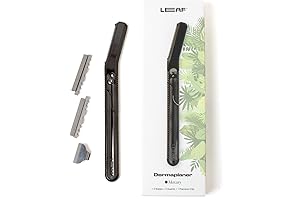 The Leaf Dermaplaner, Mercury - Eco-Friendly Face Razor and Exfoliating Tool
