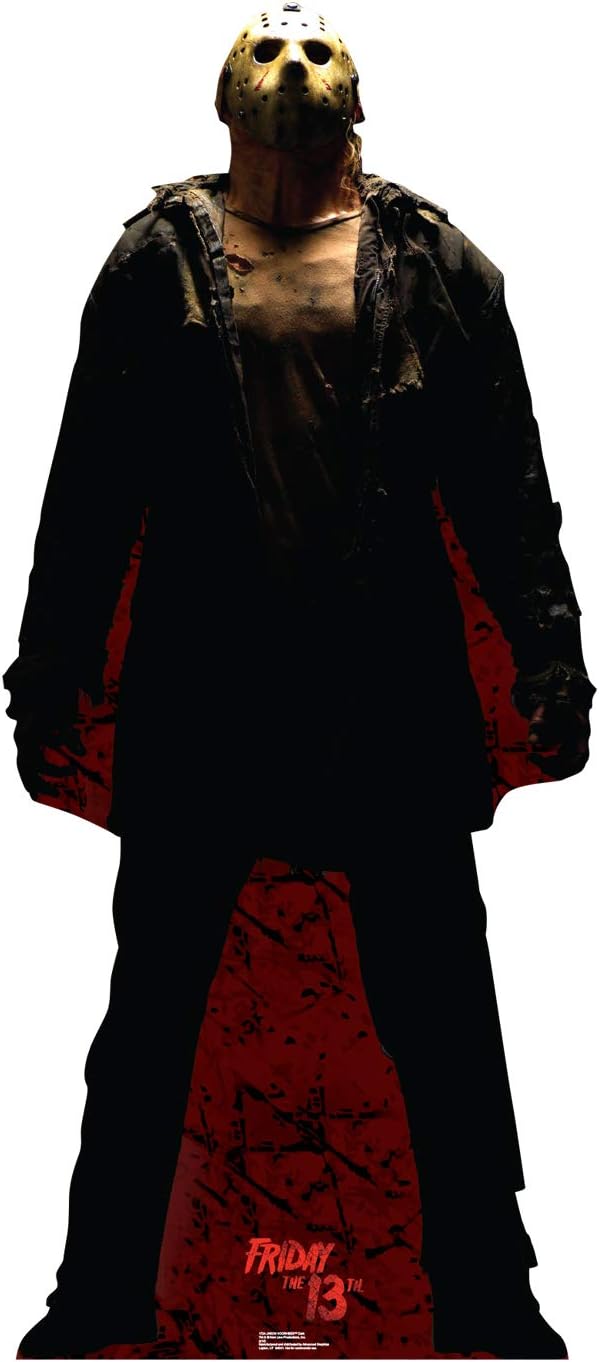 Cardboard People Jason Voorhees Dark Life Size Cardboard Cutout Standup - Friday The 13th (2009 Film)