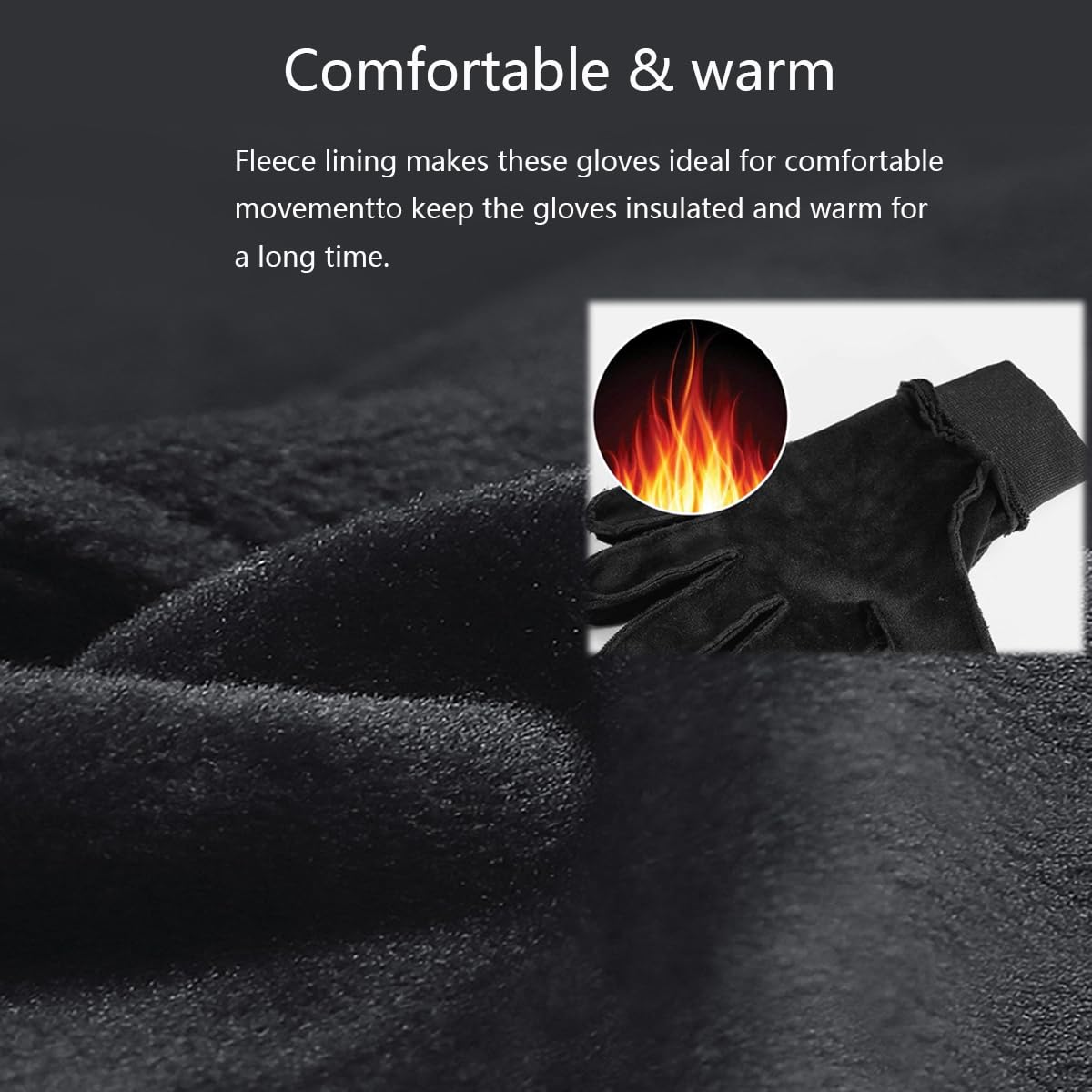 Gants d'hiver écran tactile chauds imperméables antidérapants pour hommes femmes vélo randonnée ski escalade