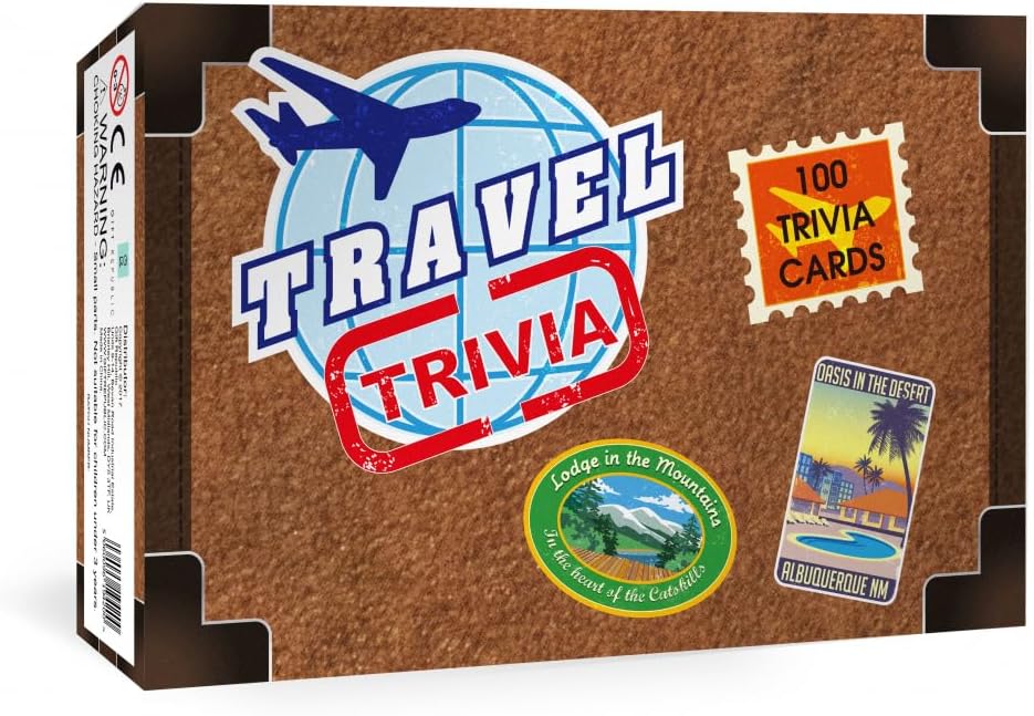 Gift Republic 100 Travel Trivia Cards
