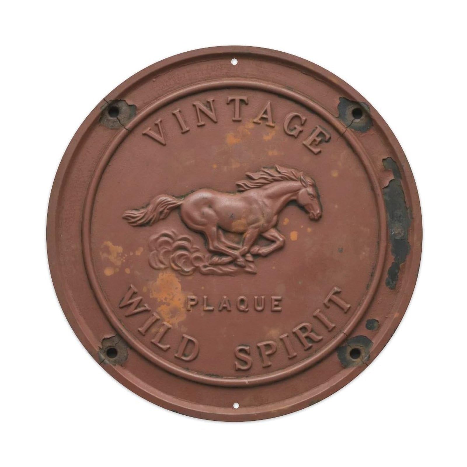 Vintage-Wild-Spirit-Plaque Metal Tin Sign Plaque