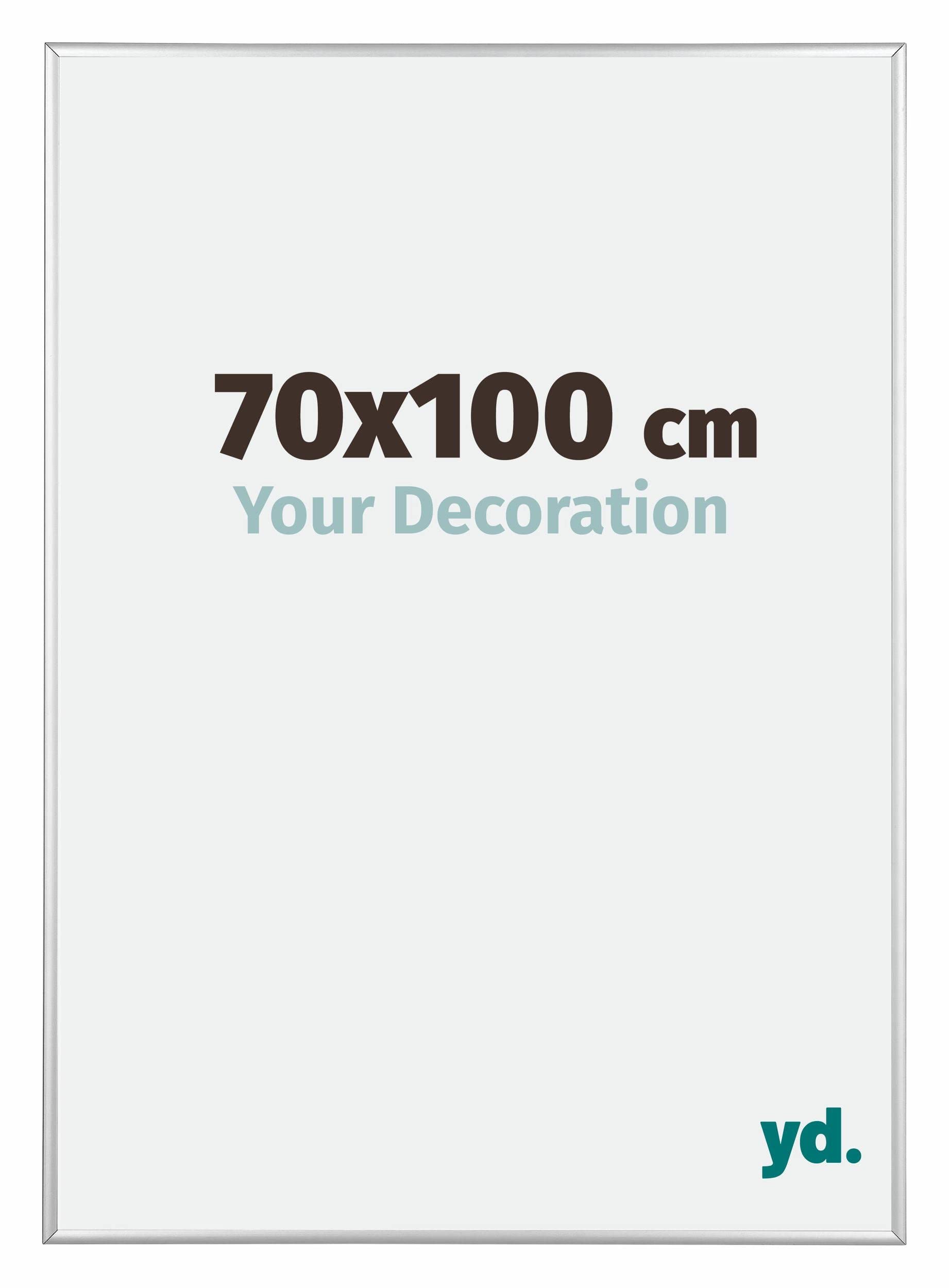 yd. Your Decoration - Puzzlerahmen 70x100 - Silber Hochglanz - Puzzlerahmen 1500-2000 Teile - Metall Bilderrahmen - Kent
