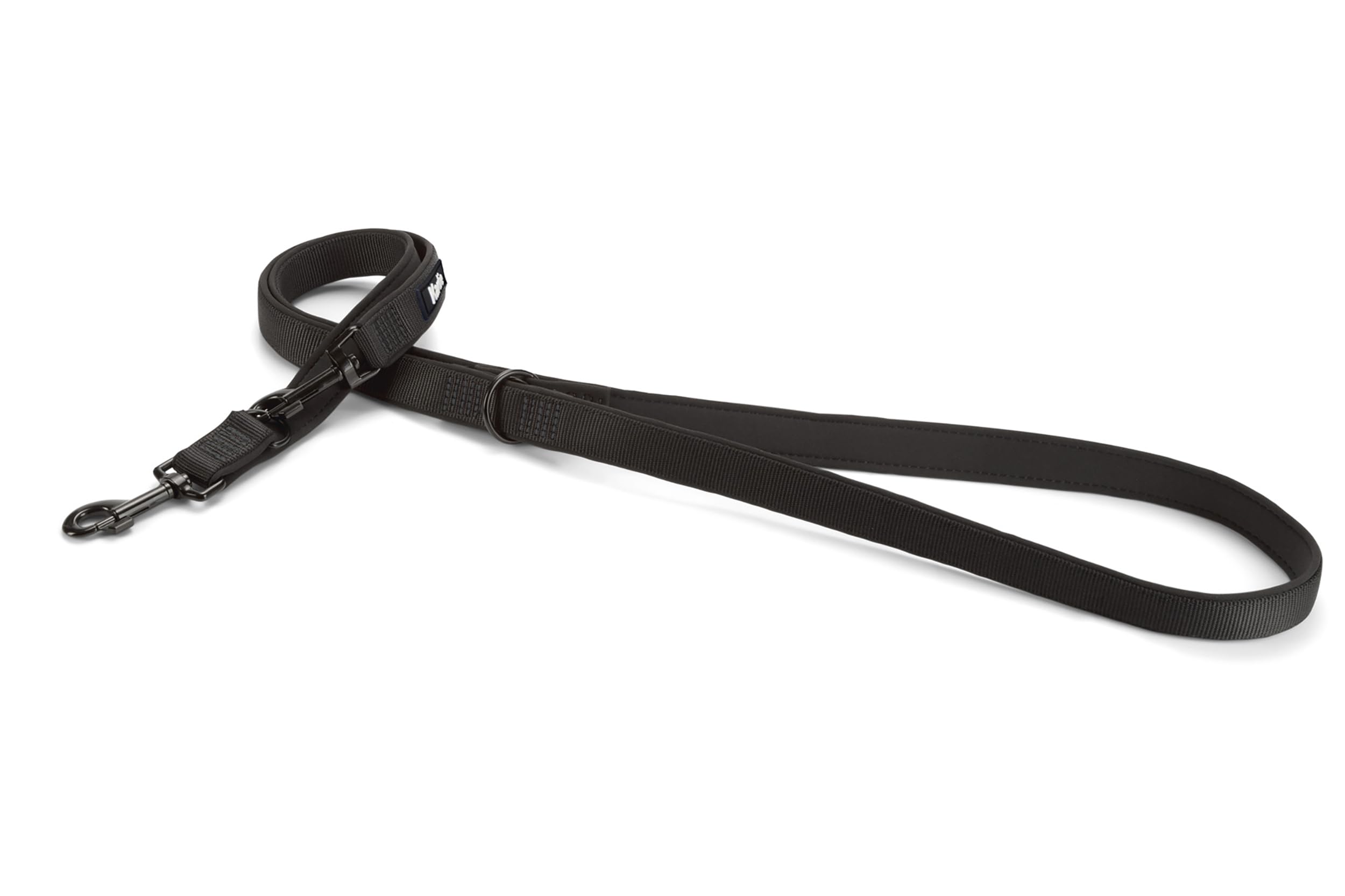 Karlie Art Sportiv Premium Führleine, Hundeleinen, Nylon, Schwarz, 200x2,5 cm