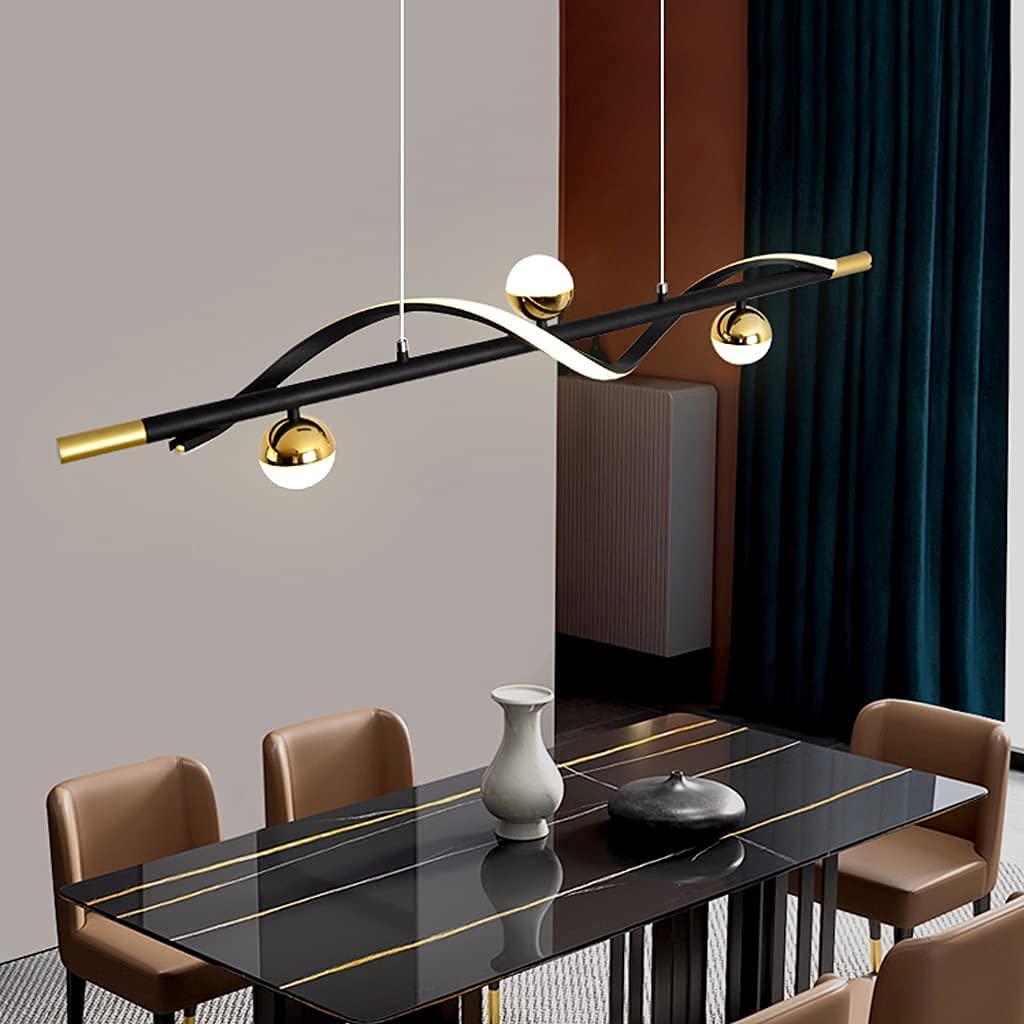 Lampada A Sospensione LED Anello Dimmerabile - 100 Cm Nero, Telecomando, Luce Calda/fredda
