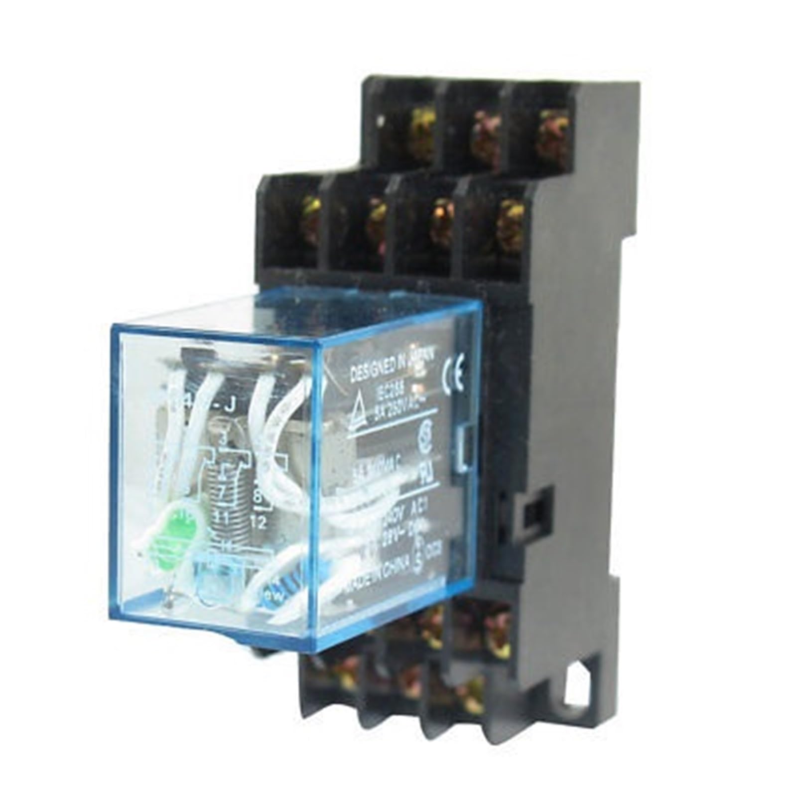 Relé 24V MY4N-J de 14 pines con enchufe para sustitución rápida 3