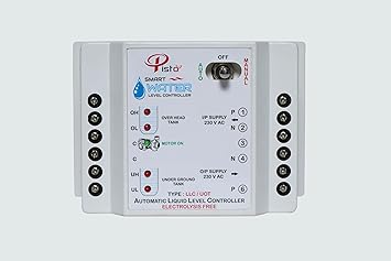 PISTO Fully Automatic Water Level Controller with 6 Rust Free Sensor