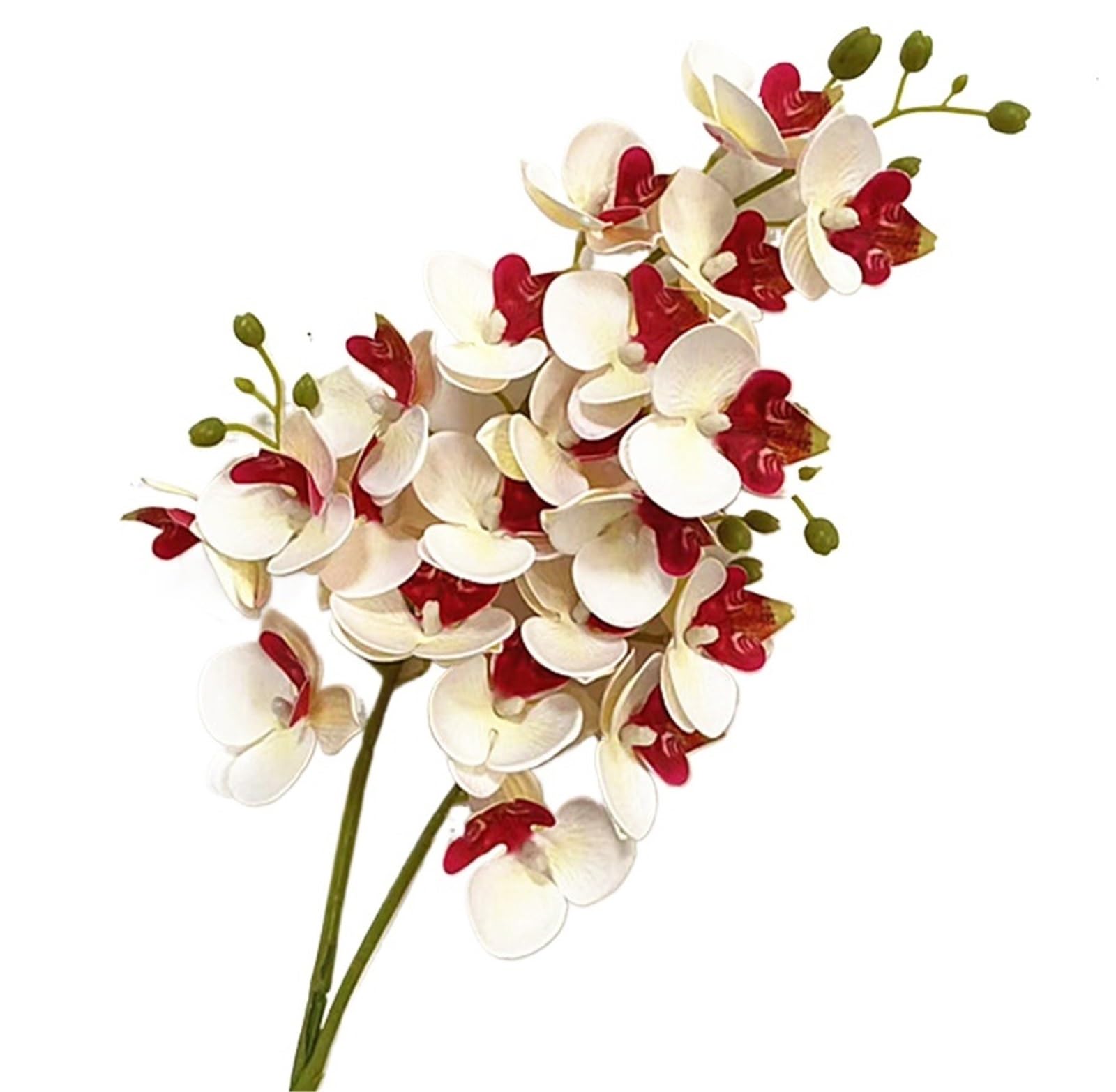 GMGQJST Artificial Orchid One Latex Butterfly Orchid Flowers