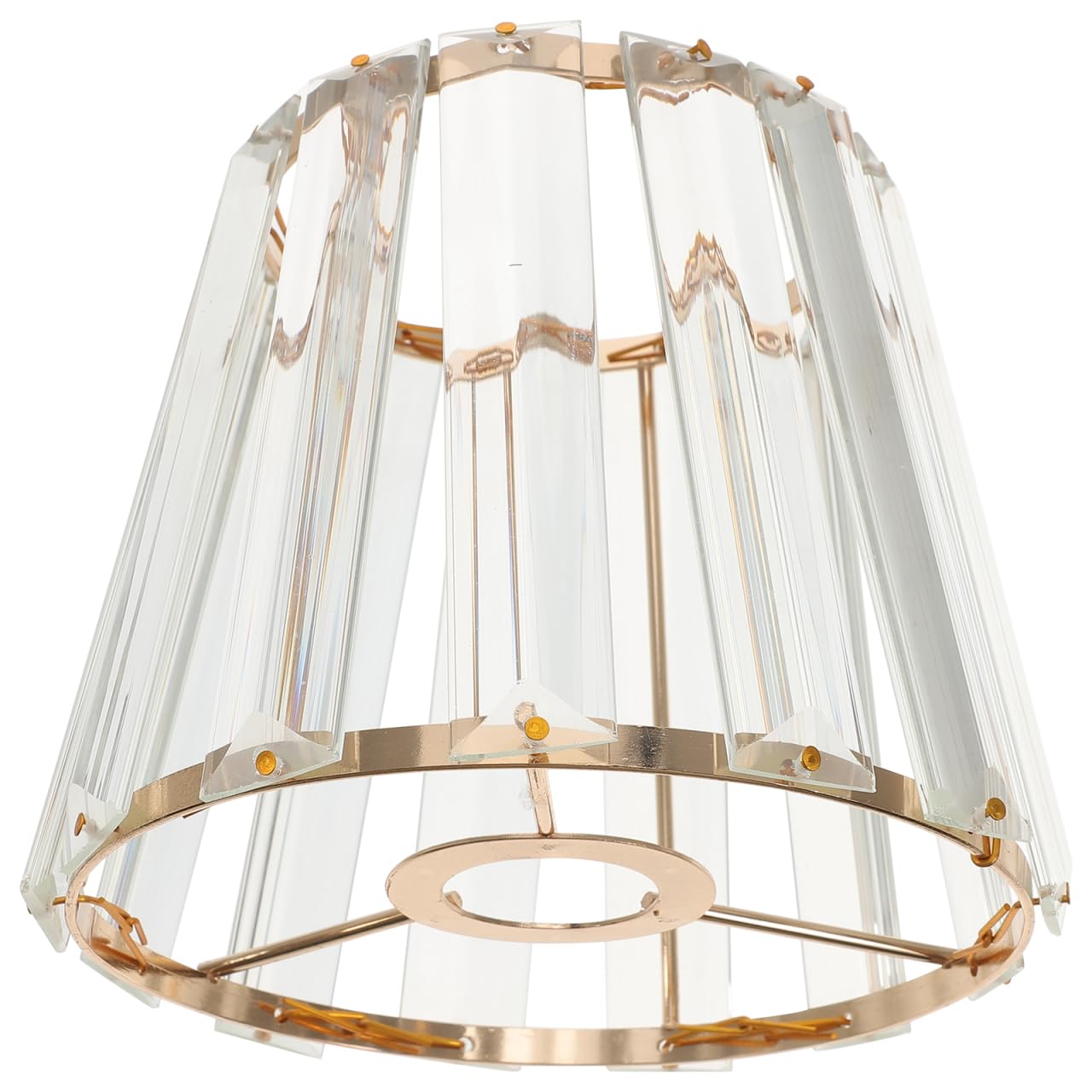 Lurrose Lampenschirm Glas Ersatz Für Tischlampe E14 Transparent Moderner Lampenschatten Leichte Lampenabdeckung Für Innenbeleuchtung Wohnzimmer Schlafzimmer Beleuchtung