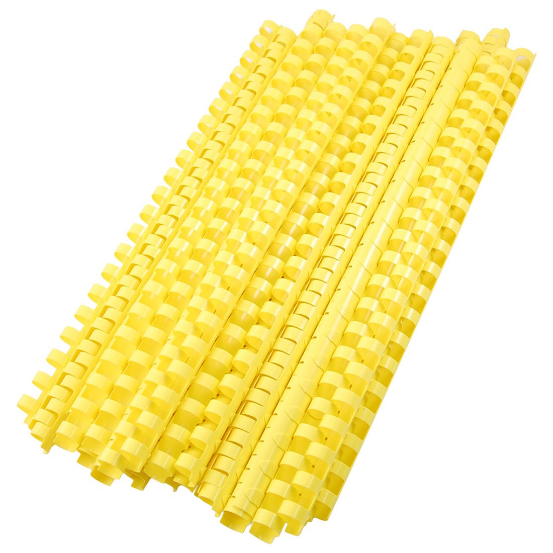 Ruilogod 100 Pcs 12mm A4 Yellow Plastic Binding Comb 30cm 11.8" (id: beb 9b9 bea 781 b68 (id: beb 9b9 bea 781 b68
