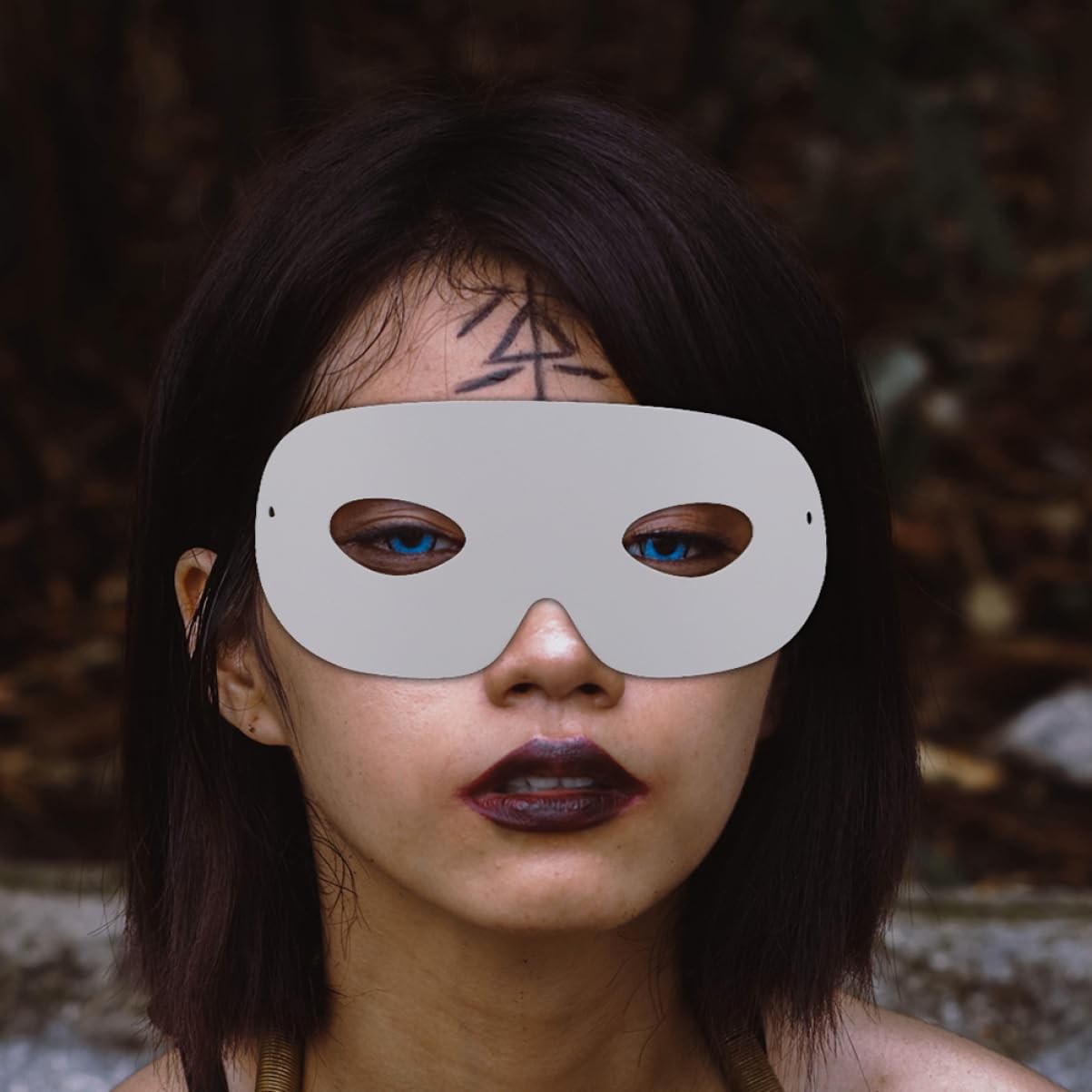 KICHOUSE Unleash Your Creativity 40pcs Hand Drawn Blank Masks Perfect for Diy Paintable Paper Masks