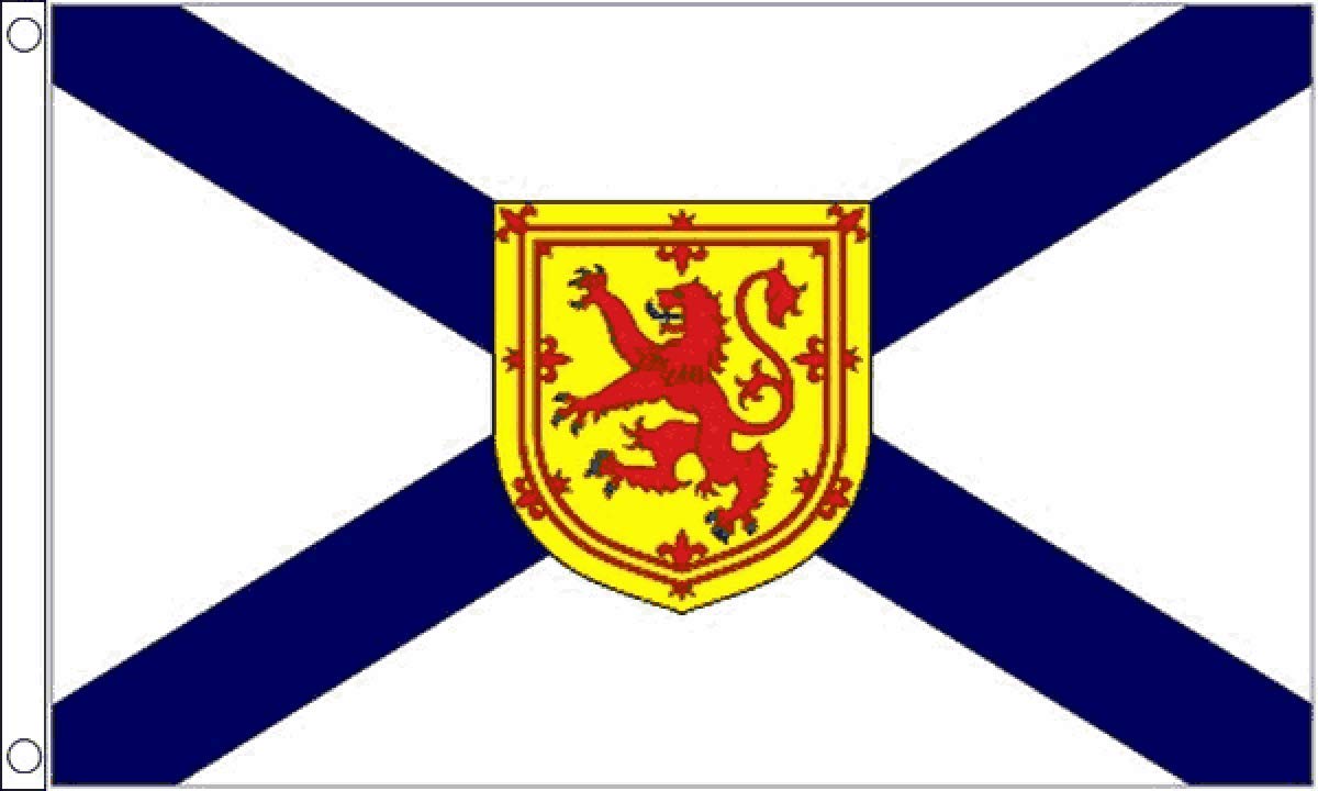 Nova Scotia Flag - 5 x 3 FT - 100% Polyester With Eyelets Banner - FlagSuperstore