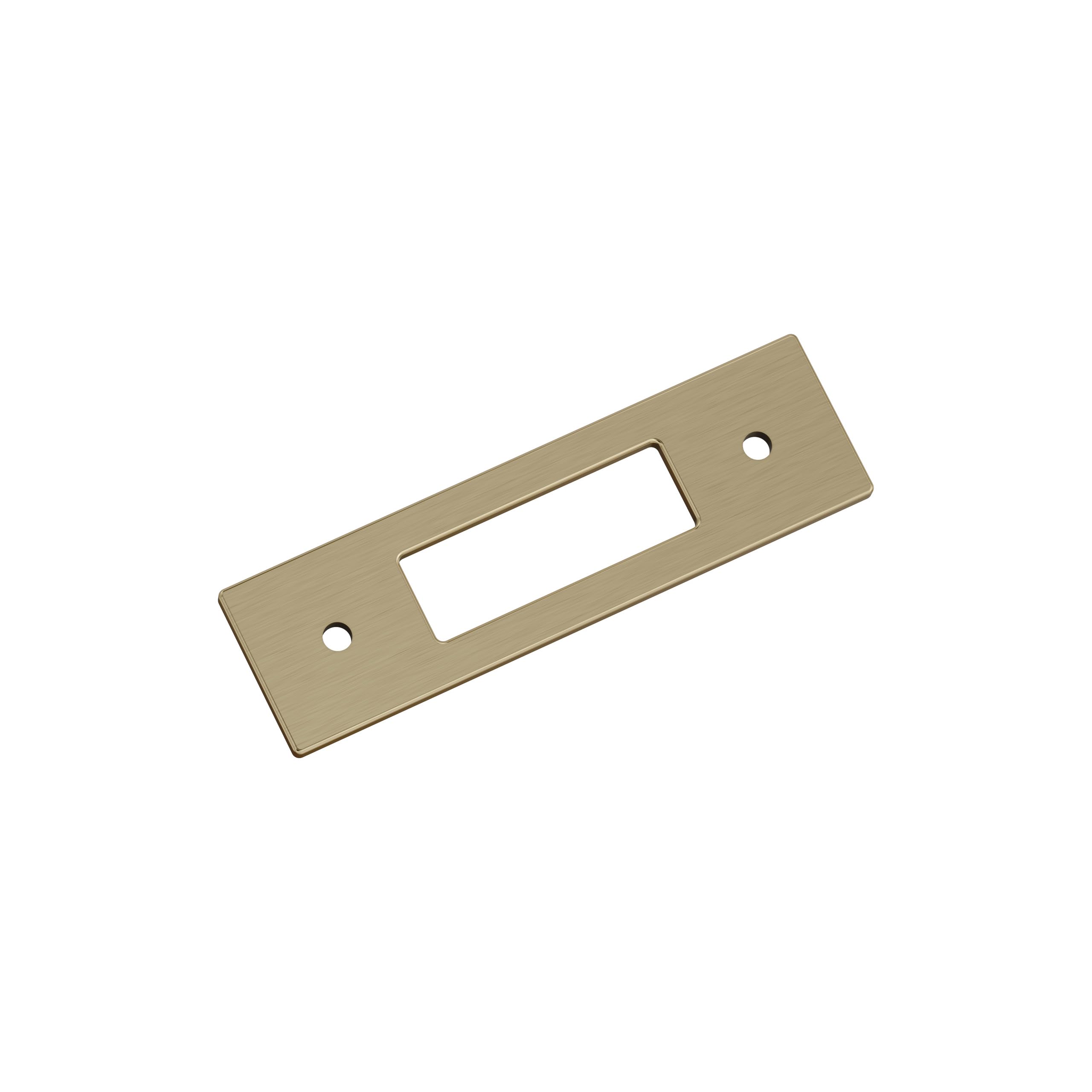 Amerock Medora 3" Golden Champagne Backplate
