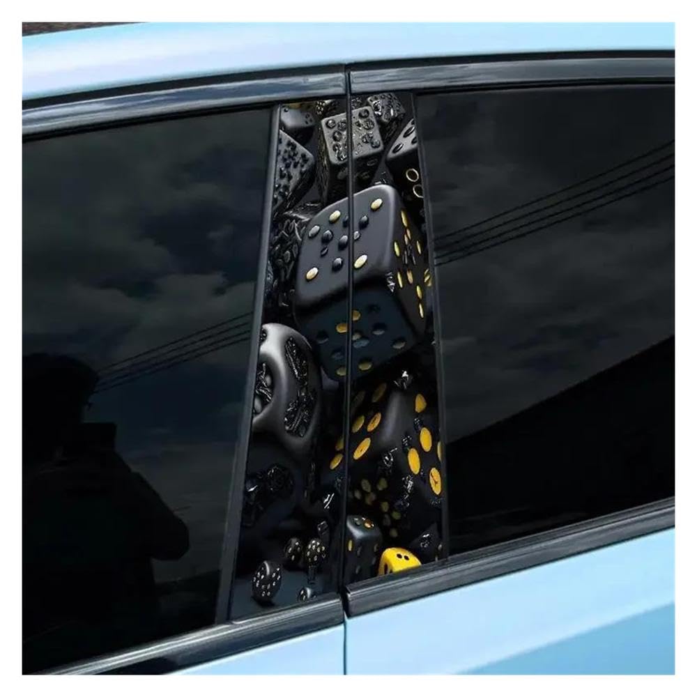 Autocollants imperméables voiture anti-rayures pilier B accessoires DIY