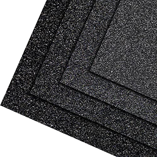 amoolo Fine Grit Wet Sandpaper, 40 to 100 Grit Sand Paper for Wood, Metal, Resin, Automotive, Plastic - 9x3.6 Inches (32 Pcs)