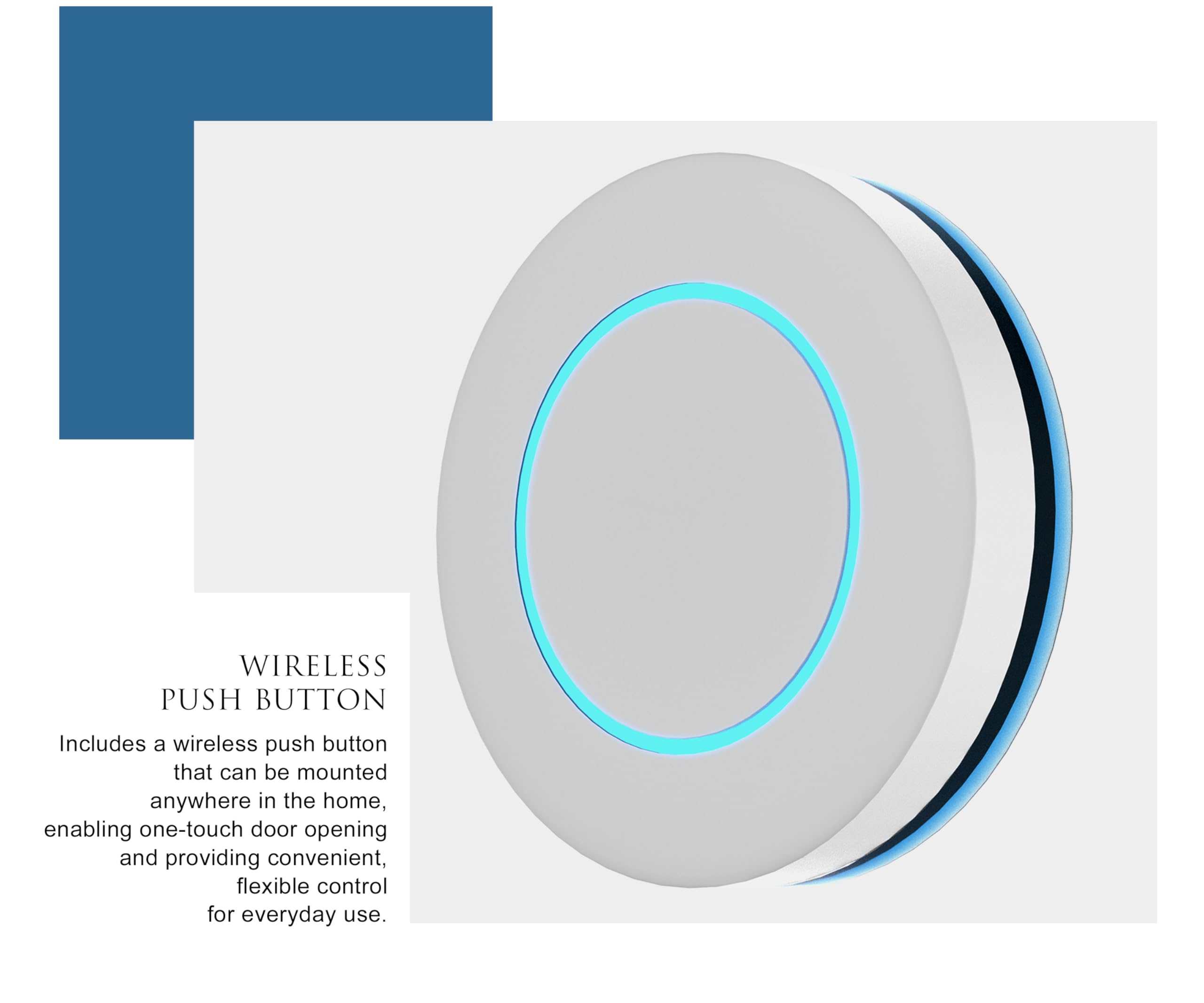 Blütezeit Moduł WiFi do otwierania bram przesuwnych MJ (MJ300/MJ400) - Smart App Control, kompatybilny z Alexa/Google/Siri, 2,4 GHz, obsługuje dodatkowe akcesoria 433 MHz, cykl z jednym przyciskiem
