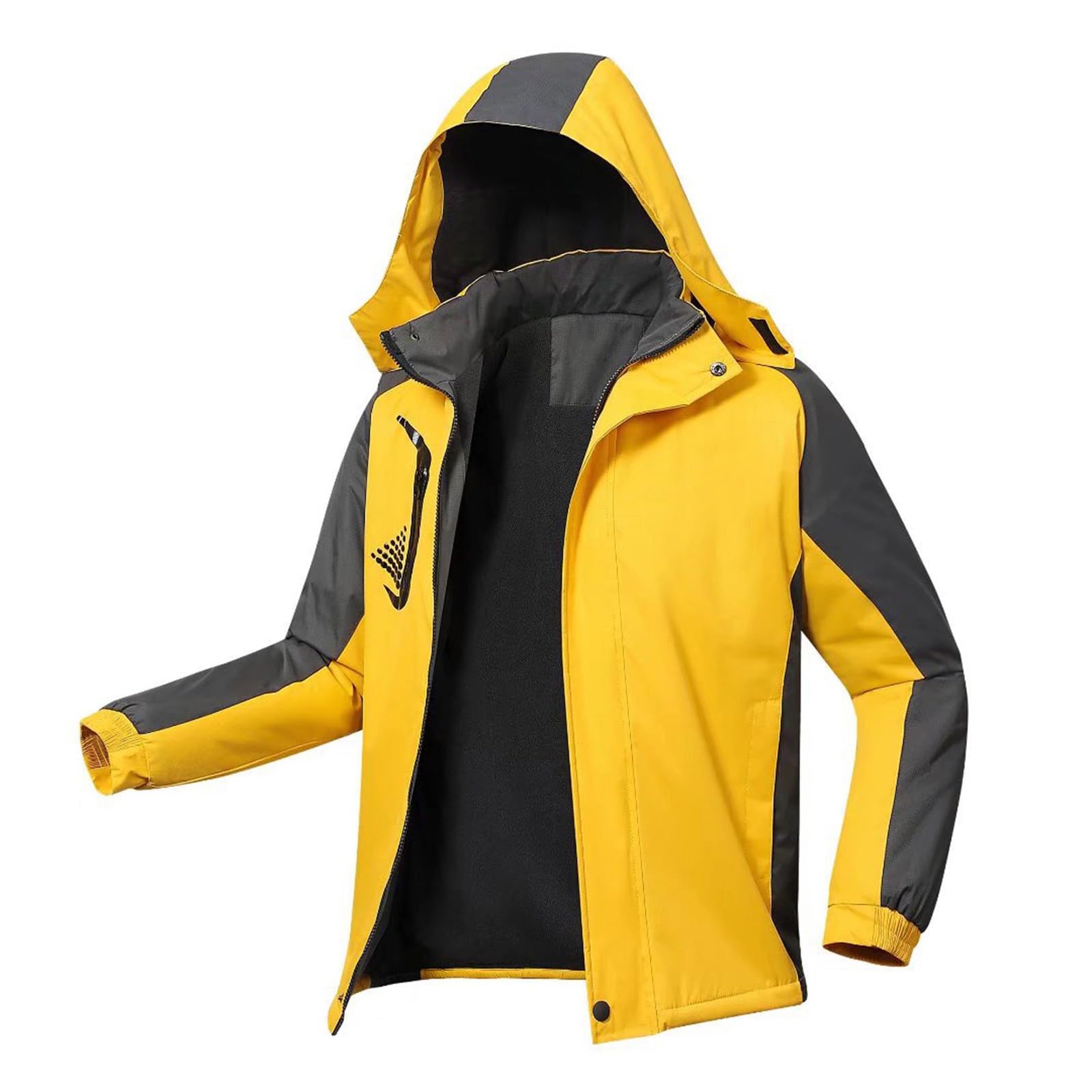 Generico Giacca Sci Uomo Antivento Giubbotto Uomo Invernale Pesante Giacche Termica Cappotto Impermeabile Giaccone Calda Caldo da Lavoro Trekking Tecnica Parka Giacchetto Winter Jacket Men Montagna