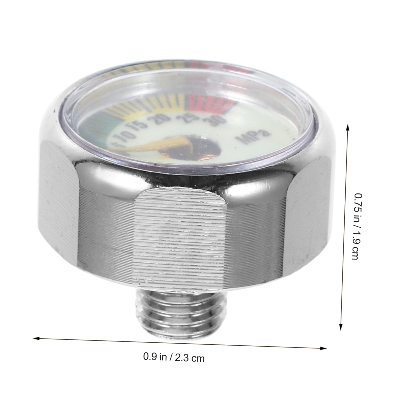 Abaodam Scuba Diving Accessories: Waterproof 30m Luminous Depth Pressure Gauge Night Vision for Safe