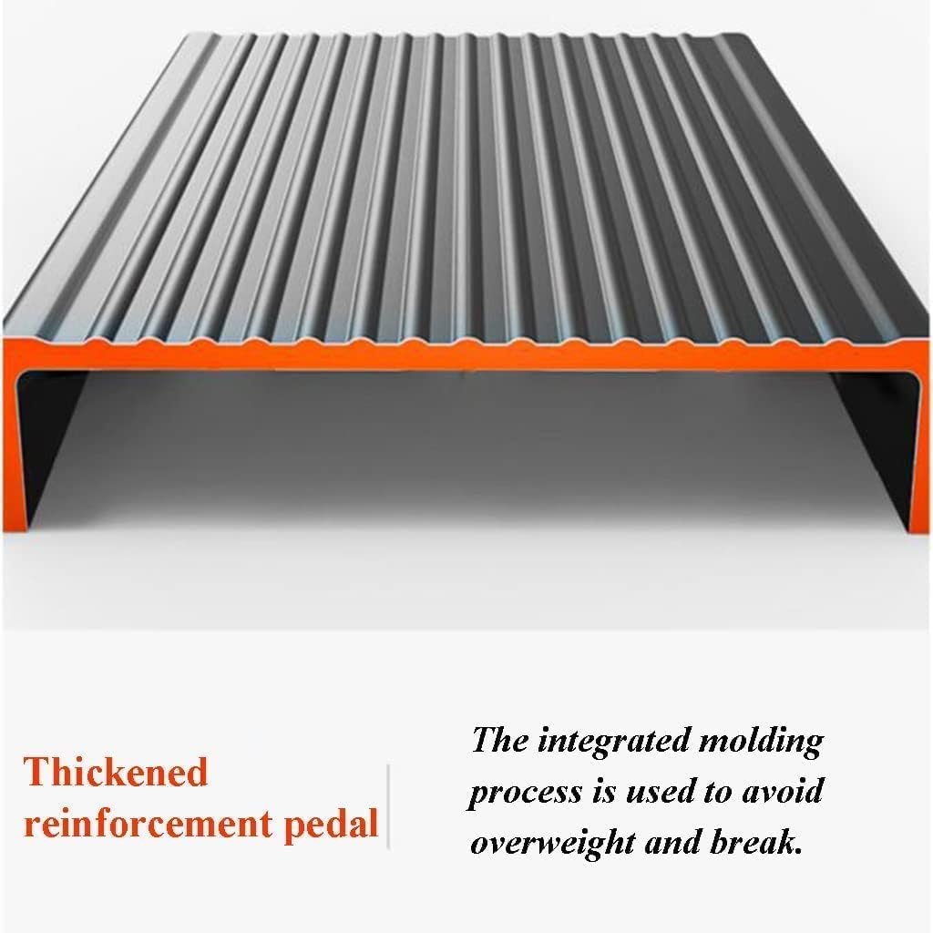 Step Ladder Portable Folding Ladder Telescoping Ladders A-frame Metal Ladder Width Pedals Step Ladders for Home and Work Everyday Folding Ladder Telescopic Ladder(Color:Black,Size:3 Step)