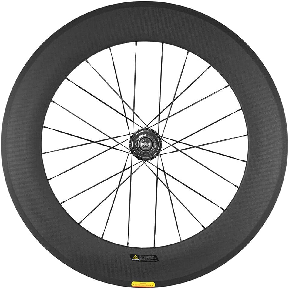Hulk-sports Carbon Fixed Gear Wheelset 700c Rim Single Speed Bike/Fixie Bicycle Front & Rear Wheel Set Clincher Type 88mm Depth 23mm Width Track Bike Wheelset : Sports & Outdoors