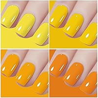 Vista 4 de Vishine Juego de esmaltes de uñas de gel de 48 colores, esmalte de uñas popular de otoño e invierno con capa base superior, kit de manicura