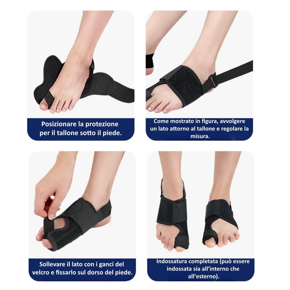 MEIION Karmor,Ortesi regolabile per l'alluce valgo,unisex,comoda