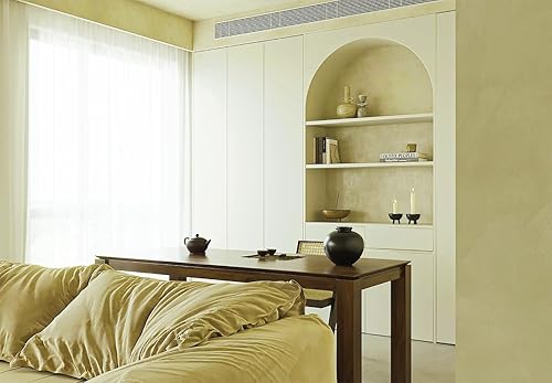 Miniatura 65 de Dimoon 236''x17.7'' White Thicken Peel and Stick Wallpaper Contact Paper Modern Self Adhesive Wall Paper Removable Renter Friendly Textured Solid