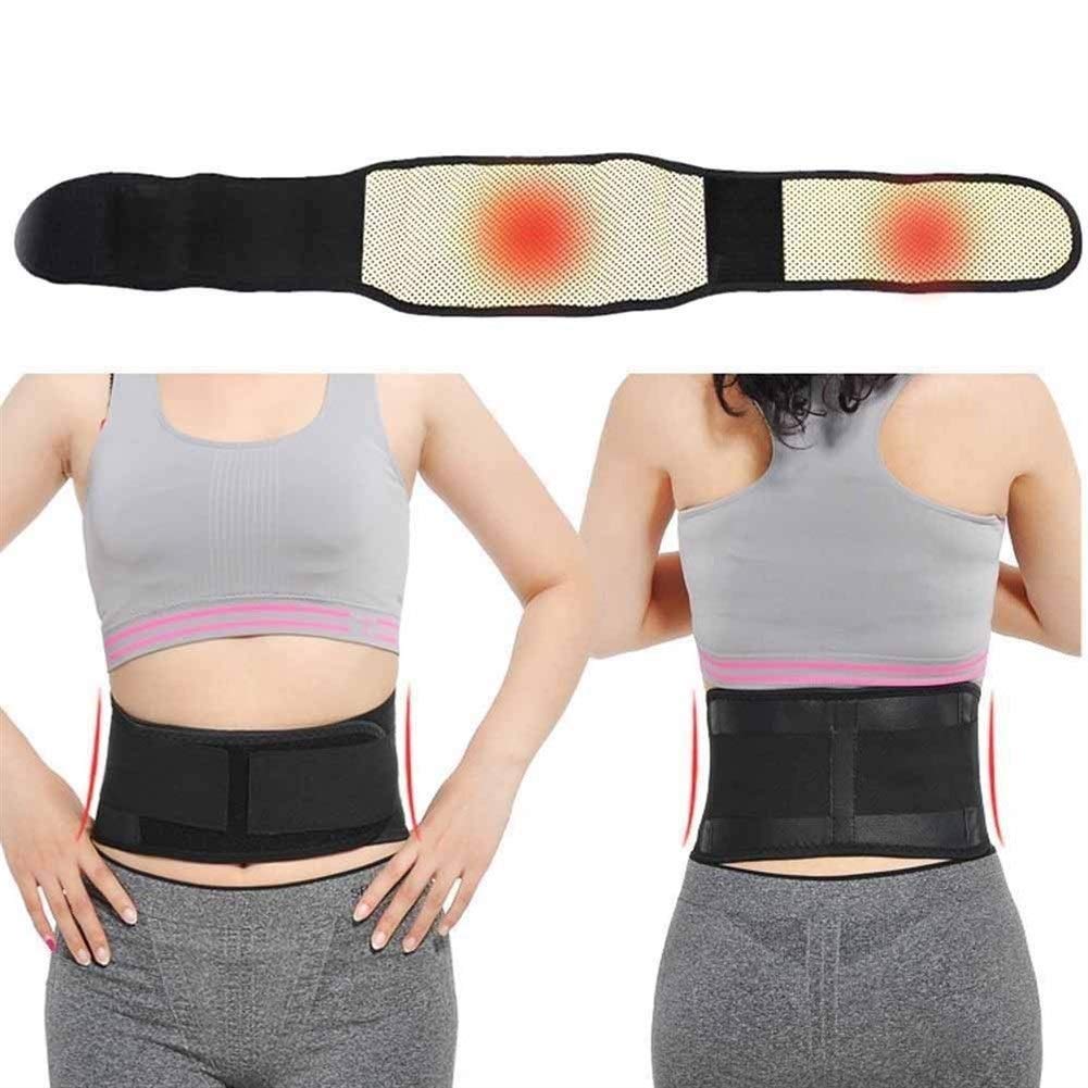 Tutore Lombare Vita Regolabile Tormalina Autoriscaldante Terapia Magnetica Cintura di Supporto for la Schiena Cintura Lombare Fascia for Massaggio Assistenza Sanitaria Uomo Donna,Supporto l