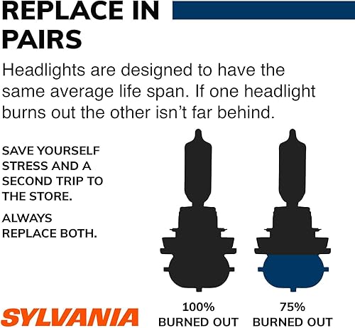Miniatura 2 de Foco halógeno faro de alto rendimiento Sylvania 9003 (también encaja en H4) SilverStar (paquete de 2), H1