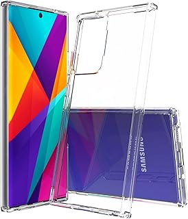 LAYJOY Case for Samsung Galaxy Note 20 Ultra, Silicone Soft TPU Bumper and Transparent Hard PC Case [Anti-Scratch] [Anti-Shock] Lightweight Cover for Note 20 Ultra 2020 - Clear