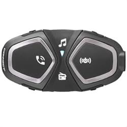 Los Intercomunicadores Son Legales Interphone Connect - Soltero - Bluetooth para la comunicación de Motocicletas, Uso del piloto: piloto, Distancia de 300 Metros, autonomía de hasta 12 Horas, Radio, mp3, GPS, Impermeable, Universal.