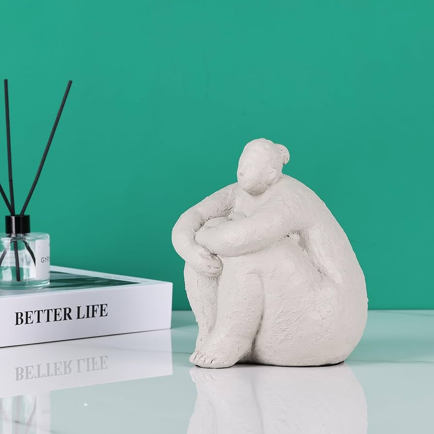 Amazon.co.jp: ファットレディの置物、ヨガの置物、女性の置物