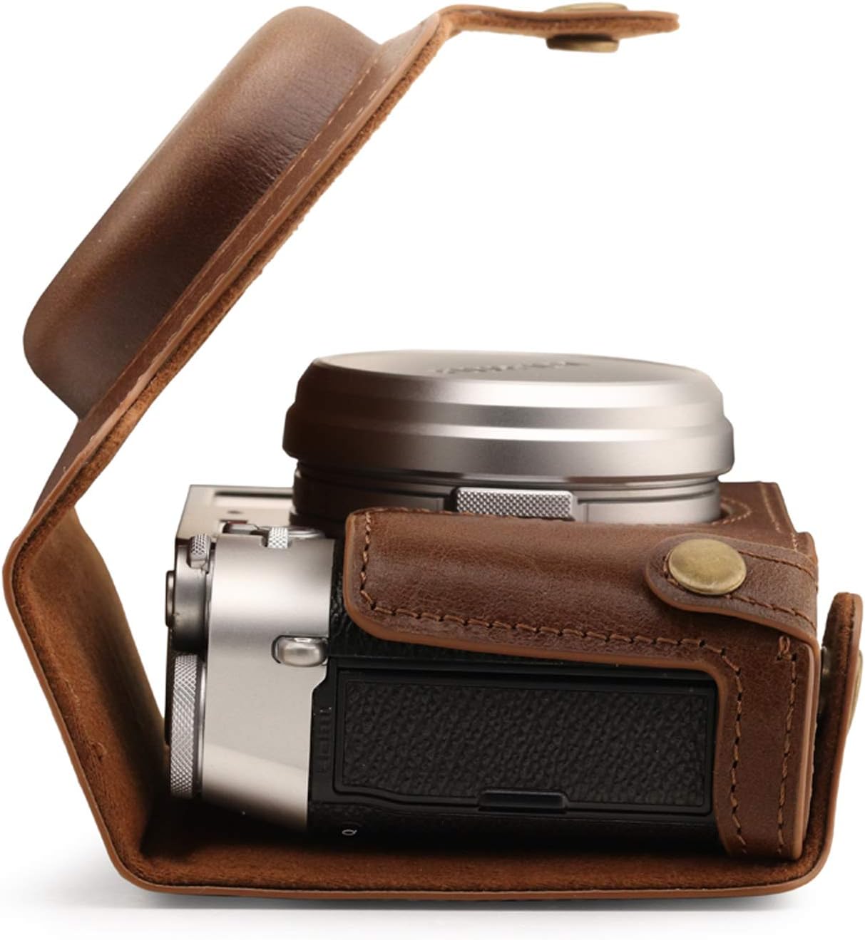 Exсluѕіvе Sресіаl MegaGear Ever Ready Genuine Leather Camera Case Compatible with Fujifilm X100V Nеw Dеаl MegaGear Ever Ready Genuine Leather Camera Case Compatible with Fujifilm X100V