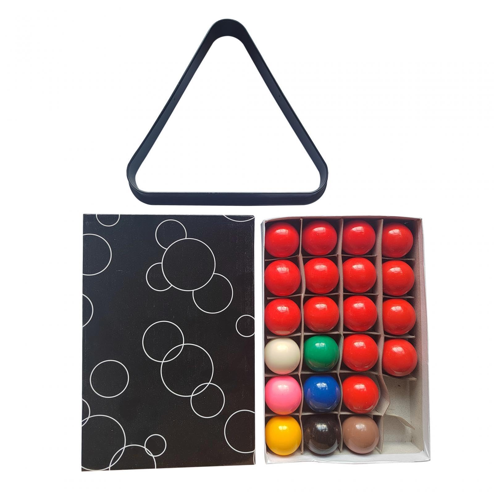 22 Stück Mini Billardkugeln Set mit Snooker Kugeln Pool Tisch Bälle Kinder Billiard Zubehör Aus Robustem Phenolharz Gefertigt für Heimspiele Kinderunt, 38 mm mit Stativ