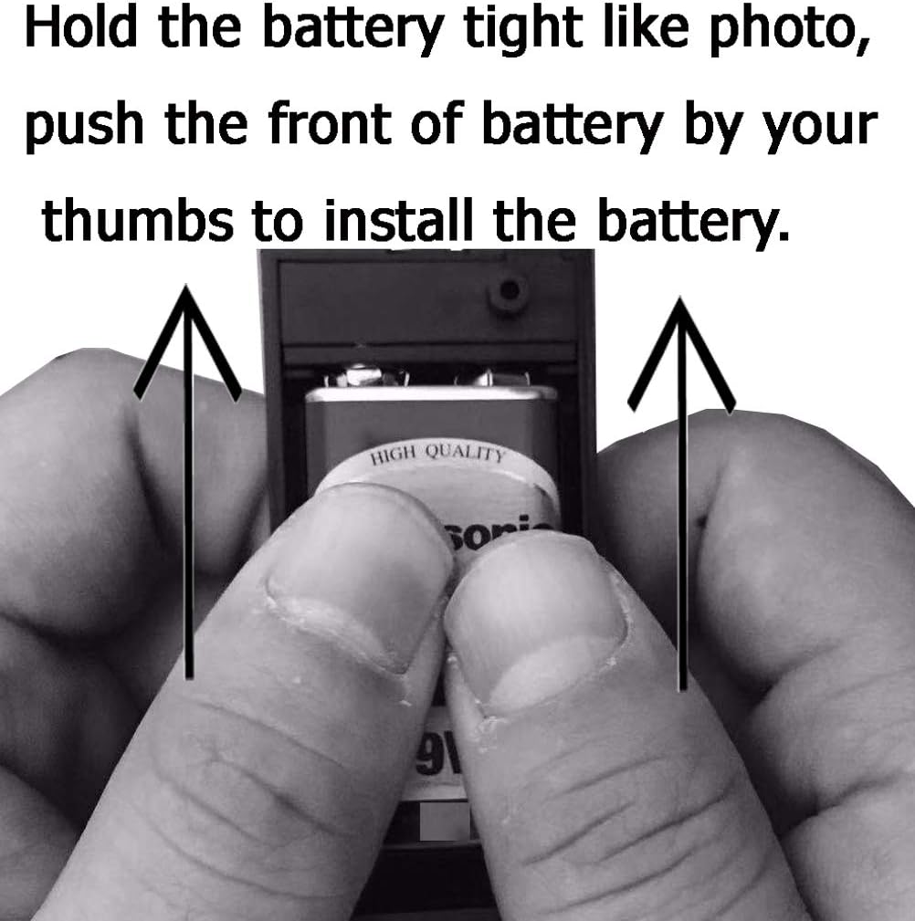 (Pack of 5 9v Battery Holder, 9 Volt Battery Holder with Switch, 9v Battery Case with Switch