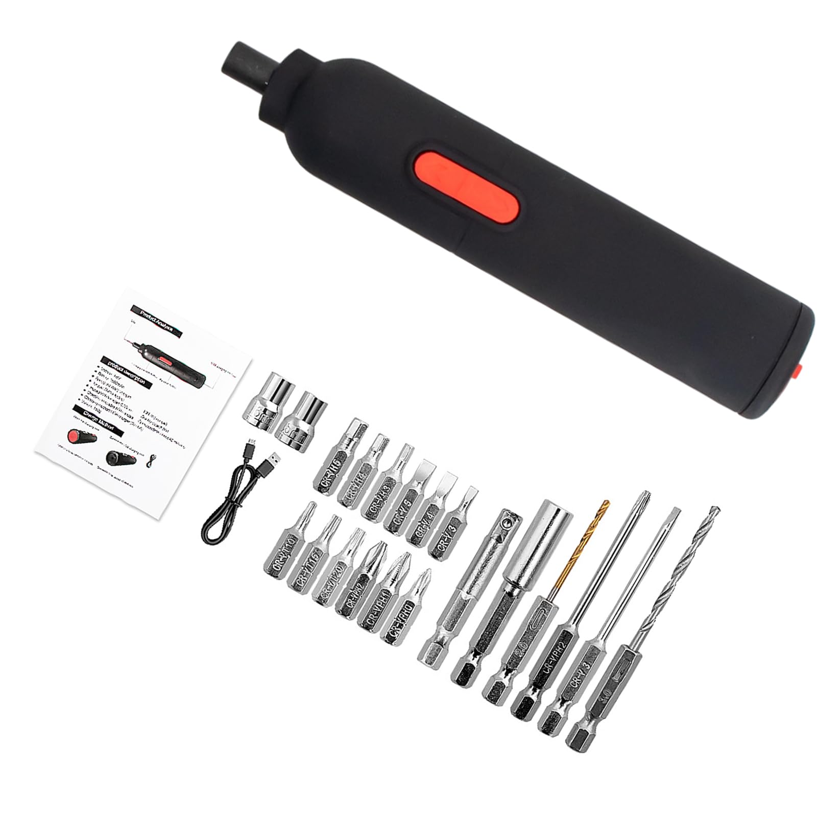 Tsophreniq Electric Screwdriver Set Rechargeable Automatic Small Drill For Electronics Camera Laptop And Cordless