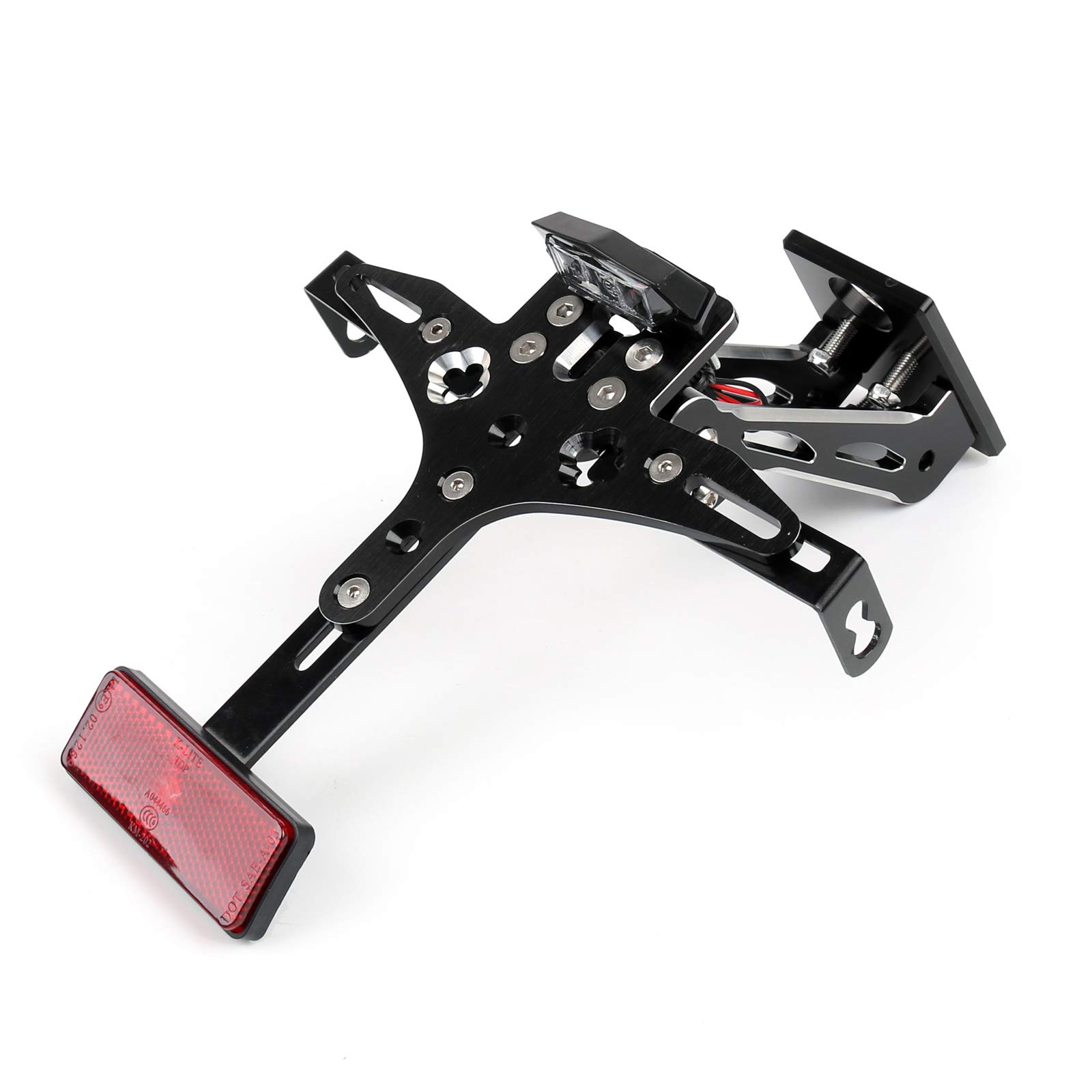 Bruce & Shark Portatarga per targa moto adatto per Yamaha Yzf1000 R1 2004-2008
