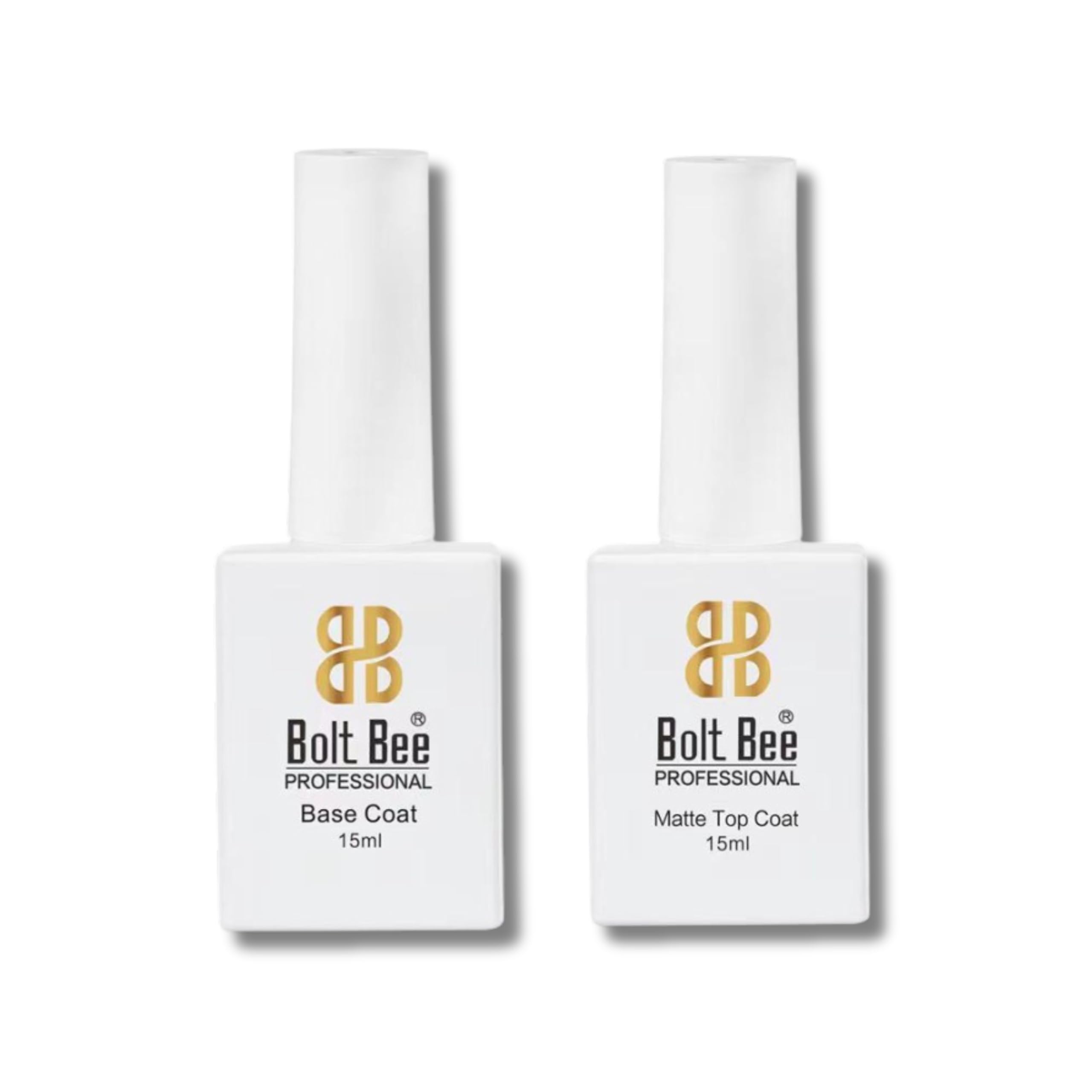 Base Coat, Tempered & Matte Top Coat Shine Clear Effect Soak Off Nail Lamp Long Lasting Gel Polish Gel Base & Tempered & Mate Top Coat (Pack of 3) (Matte Gel Top Coat and Base Coat Mate)-image-44