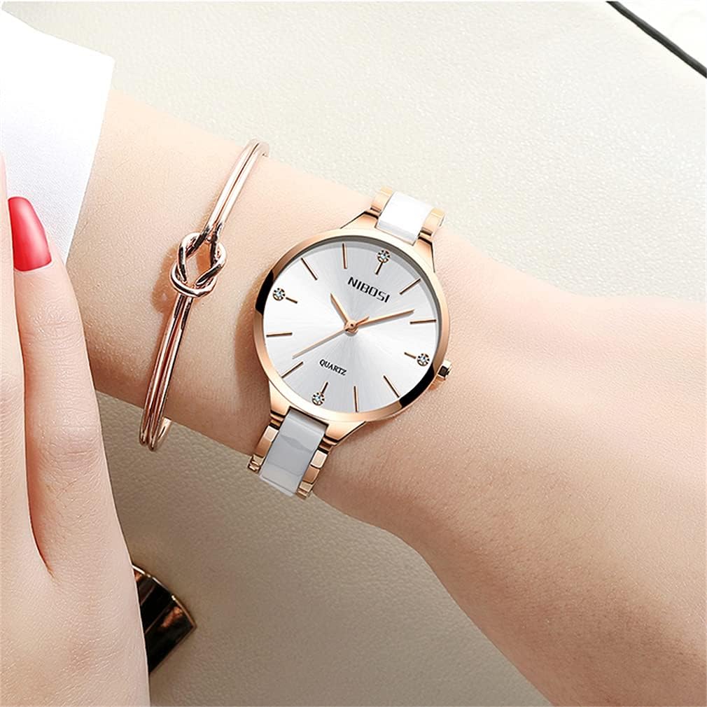 NIBOSI Women Watches Rose Gold Fashion Ladies Female Dress Luxury Simple Waterproof Stainless Girls Wife Gifts Wrist Watch - Image 2