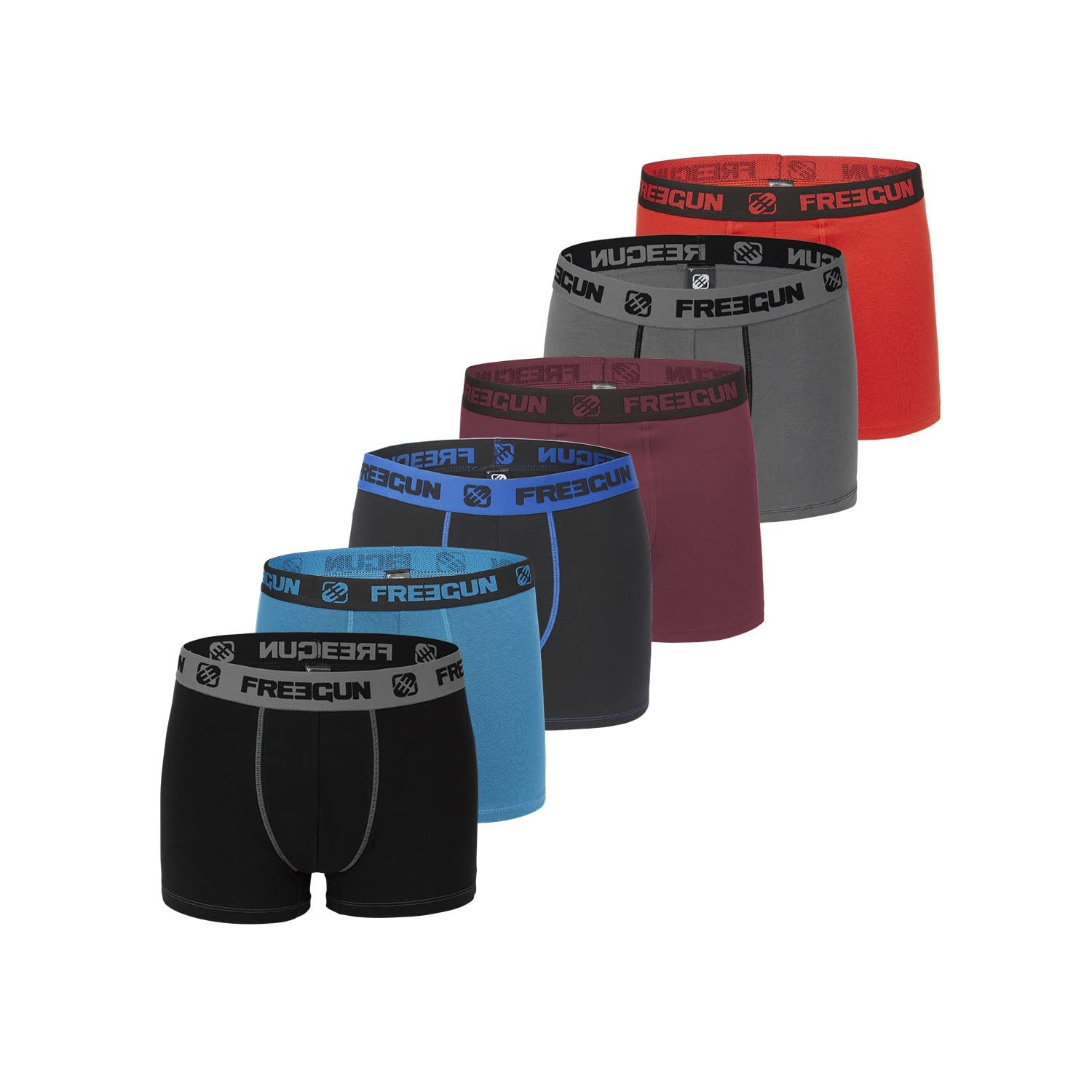 Pack Surprise Calecon Boxer Homme Coton, Modèle Aléatoire, Durable, Maintien Anti-Glisse et Ultra-Doux (Lot de 6)