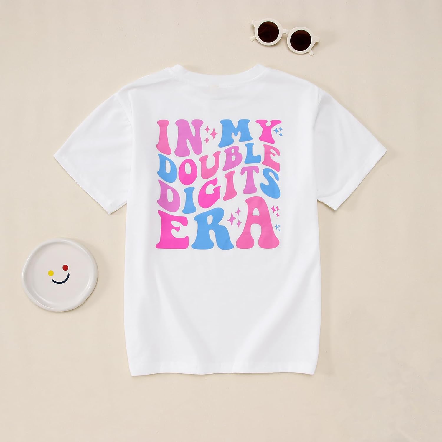 in My Double Digits Era Birthday Girl Shirt 10 Year Old 10th Birthday Girls T-Shirt Girls Ten B-Day Party Tee Tops - Image 5