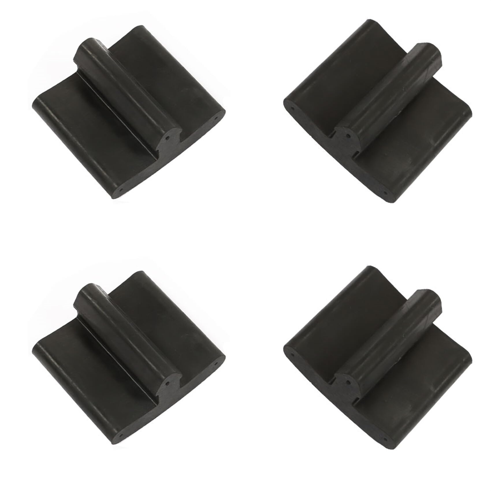 4-Piece Rear Leaf Spring Rubber Bumper Set For 1980-2015 Ford F250 F350 F450 Super Duty | Part # E5TZ5A636A